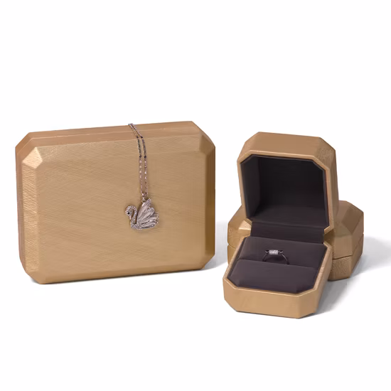 Nouveau design de mode en cuir PU double boîte d'emballage de vin (5592R13)