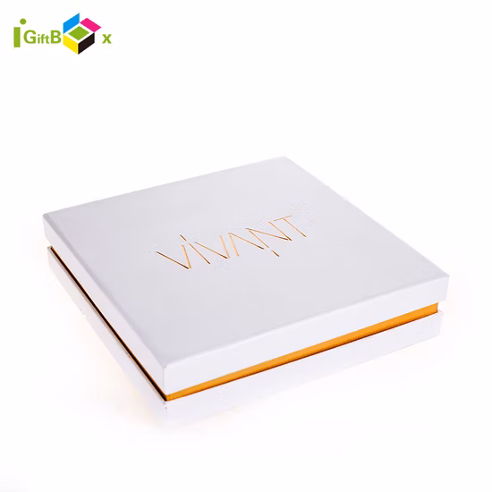 Impression de logo personnalisé de luxe Emballage en papier carton blanc de qualité supérieure Snack Biscuit Biscuits Pain Bonbons Aliments sucrés Truffe Emballage de chocolat Boîte de chocolat cadeau