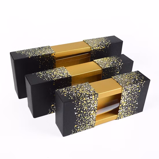 Personnalisé élégant fantaisie de qualité alimentaire cadeau de chocolat au détail fermeture magnétique parfum cosmétique Pakcaging boîte à rabat en papier avec insert en plastique
